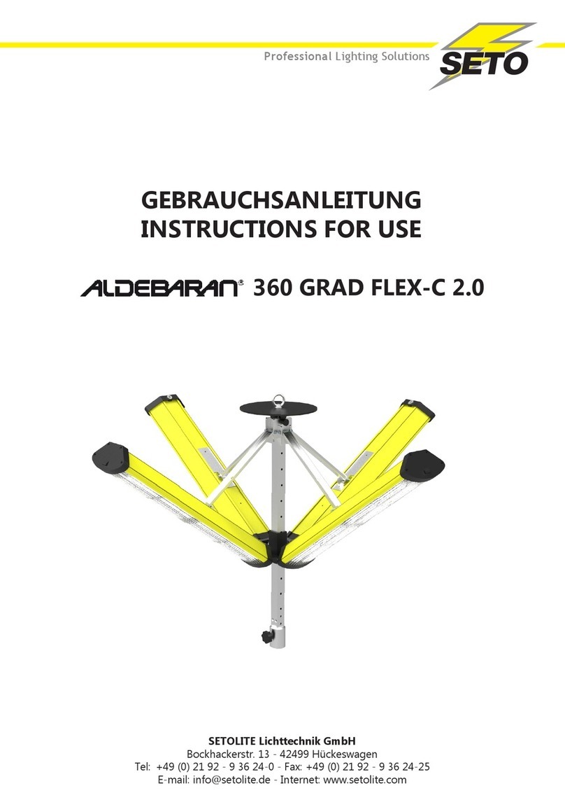 Seto ALDEBARAN 360 GRAD FLEX-C 2.0 Series Instructions for use Seto ALDEBARAN 360 GRAD FLEX-C 2.0 Series Instructions for use