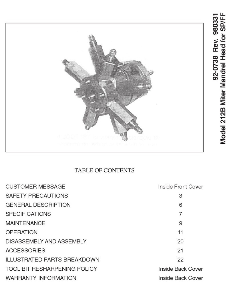 TRI tool BEVELMASTER 212B instructions