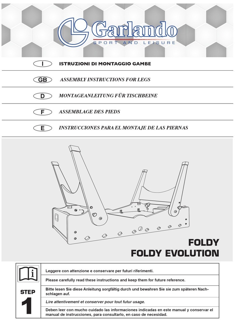 Garlando FOLDY Assembly instructions