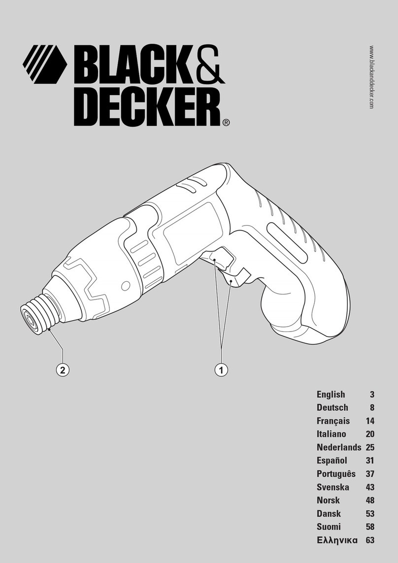 Black & Decker KC600H User manual