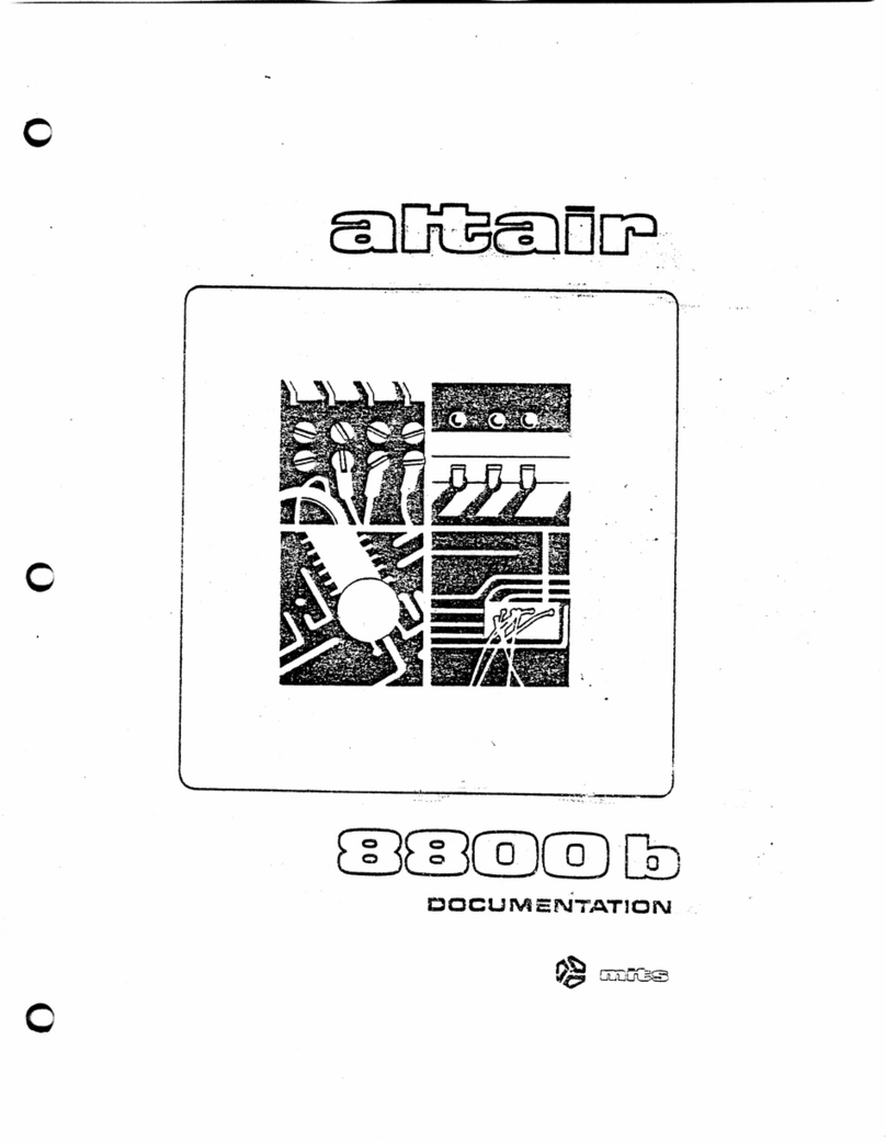 MITS altair 8800b Documentation