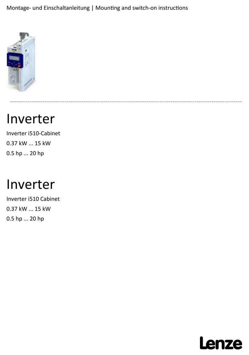 Lenze i510-Cabinet User manual