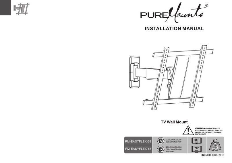 PureMounts PM-EASYFLEX-65 installation manual