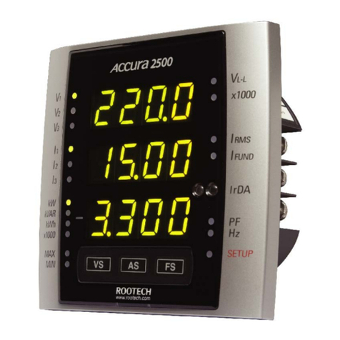 ROOTECH ACCURA 2500 user guide