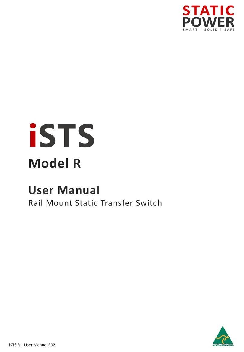 Static Power iSTS R user manual