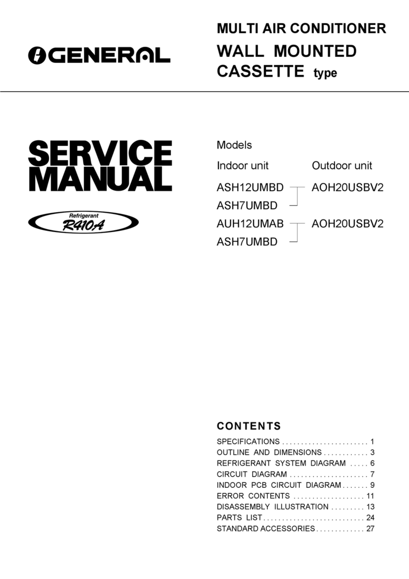 Fujitsu AUH12UMAB User manual