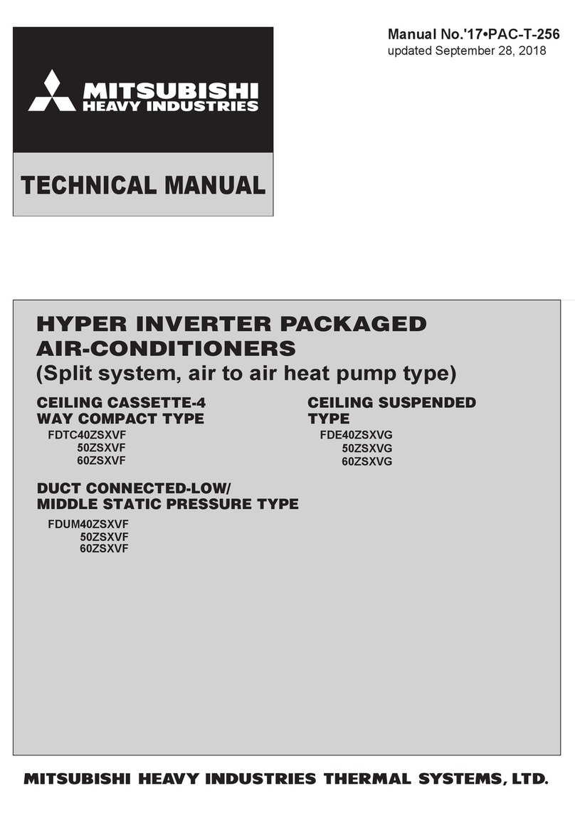 Mitsubishi Heavy Industries FDTC40ZSXVF Technical manual