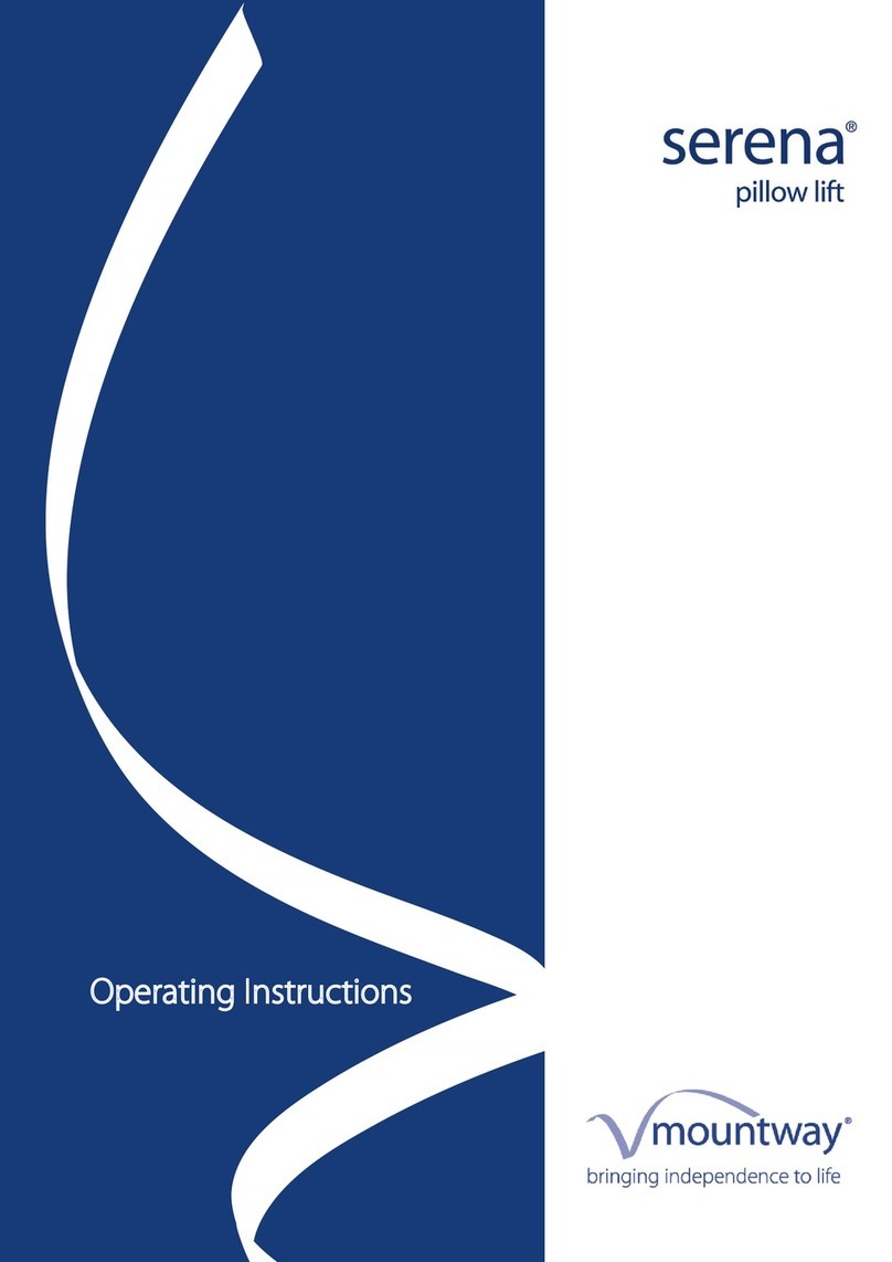 Mountway Serena Pillow Lift operating instructions