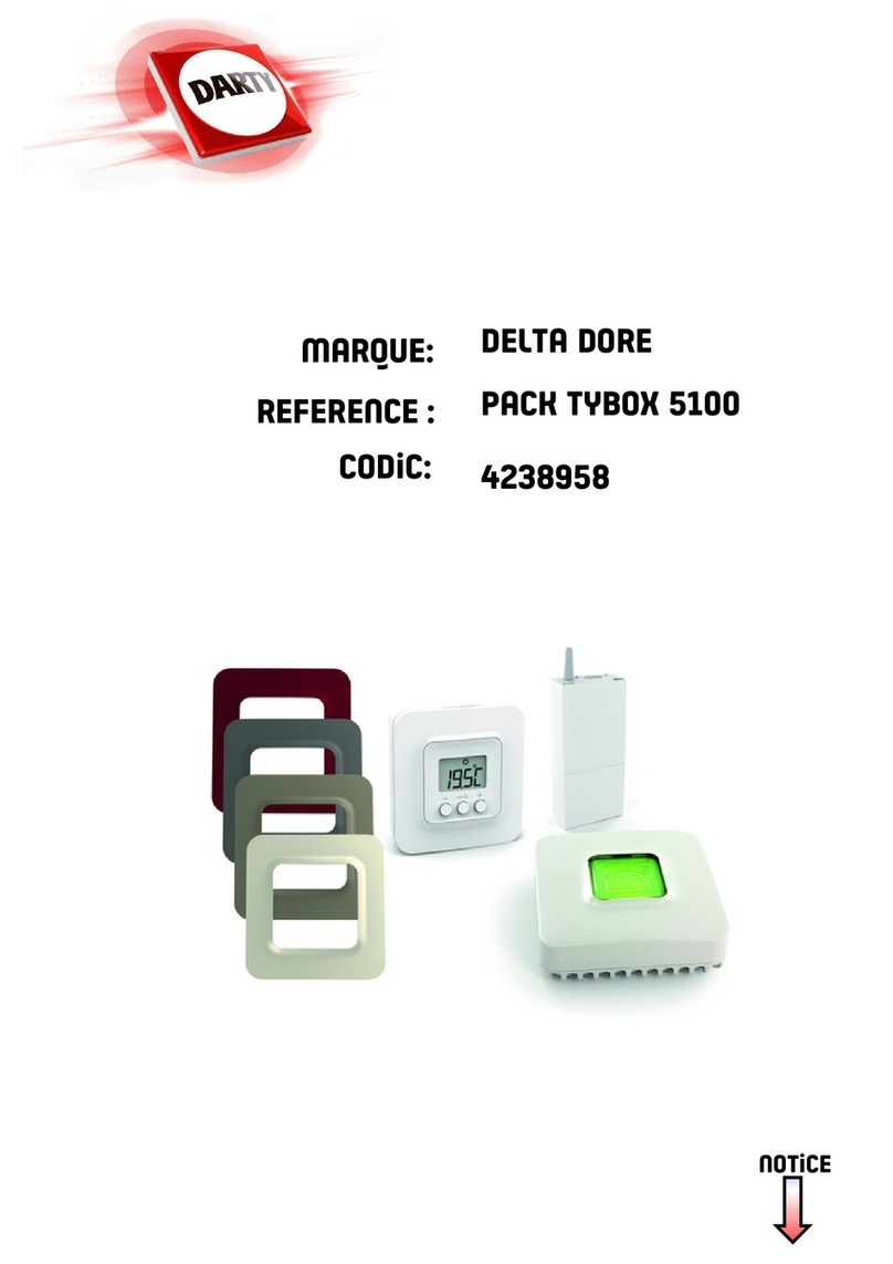 DELTA DORE TYBOX 5100 User manual