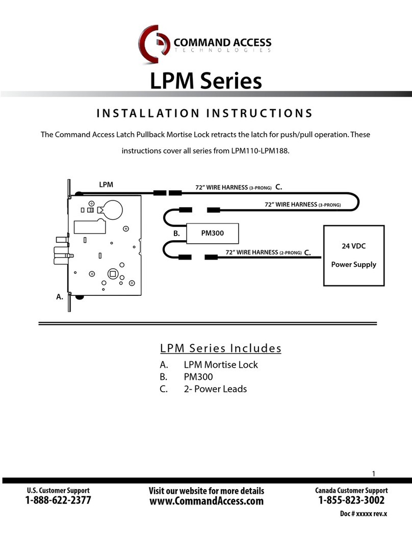 Command access LPM110 User manual