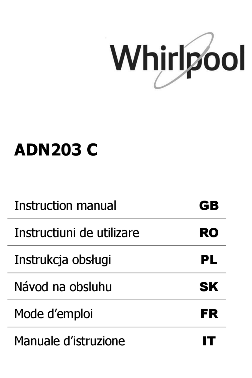 Whirlpool ADN203 C User manual Whirlpool ADN203 C User manual