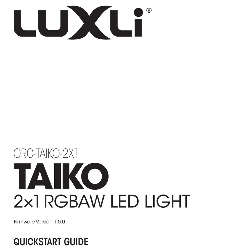 Luxli ORC-TAIKO-2x1 quick start guide