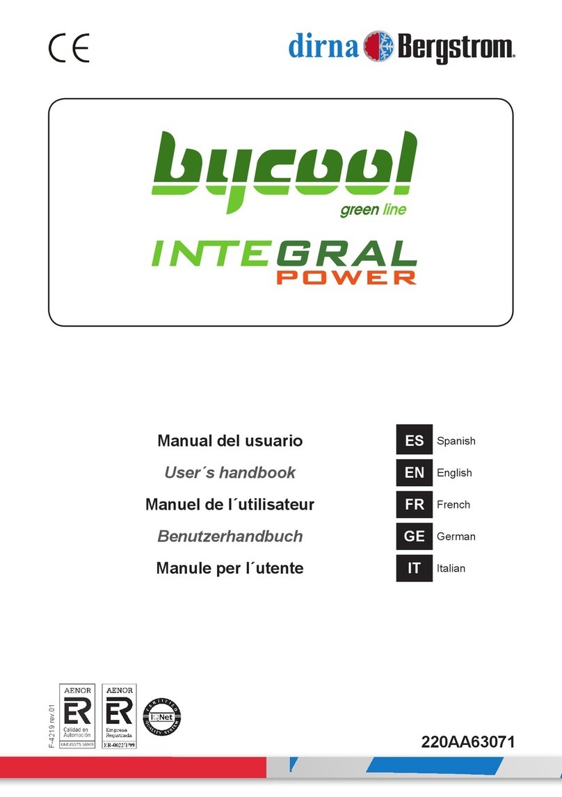 dirna Bergstrom Bycool INTEGRAL POWER User handbook