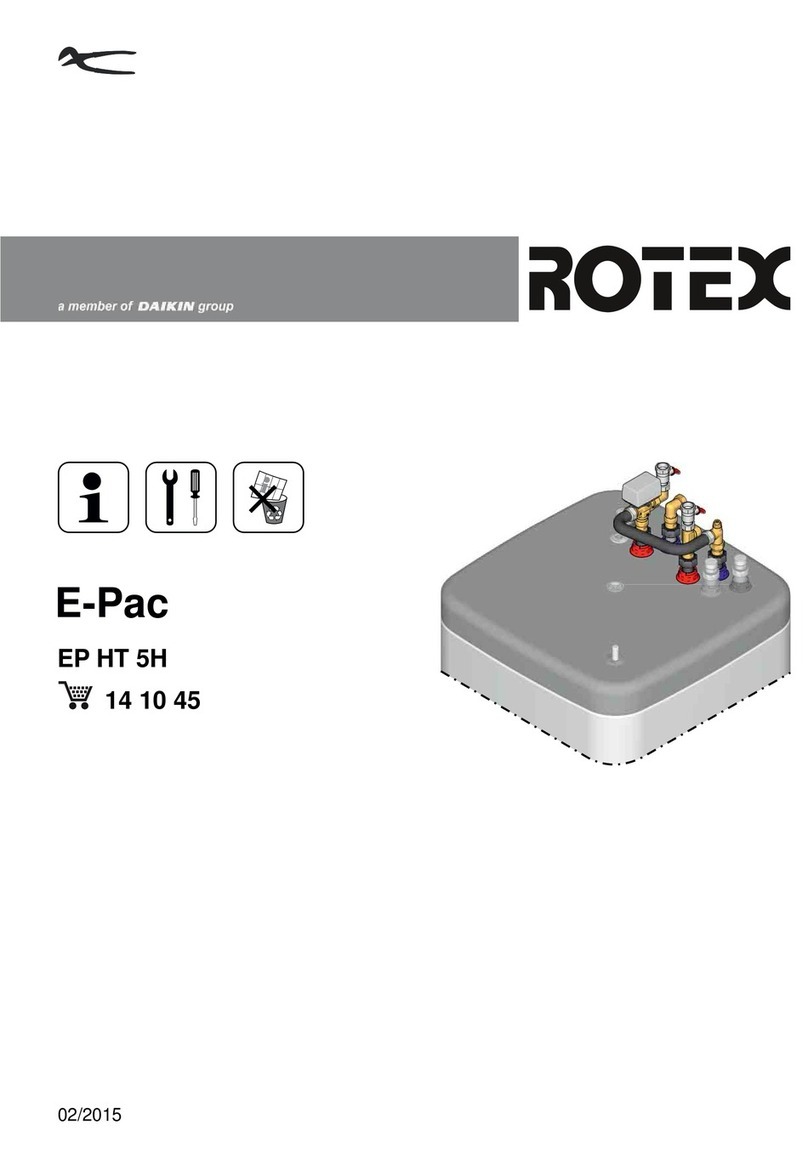Daikin Rotex E-pac EP HT 5H installation manual