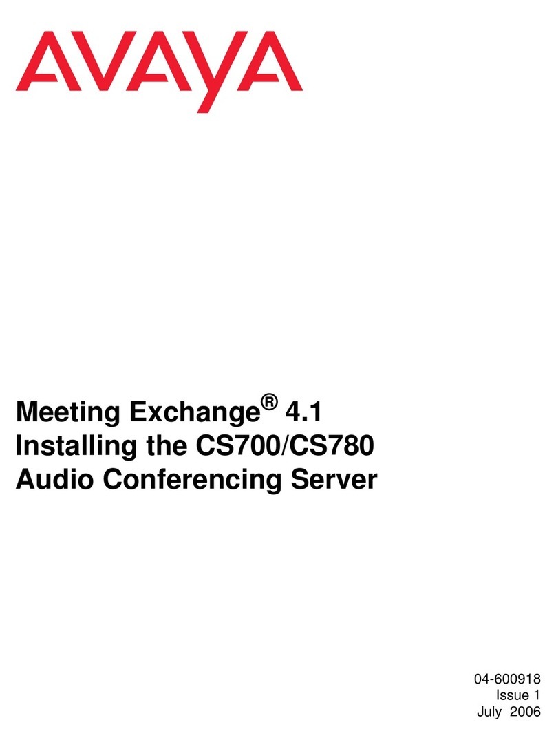Avaya CS700 Instruction Manual