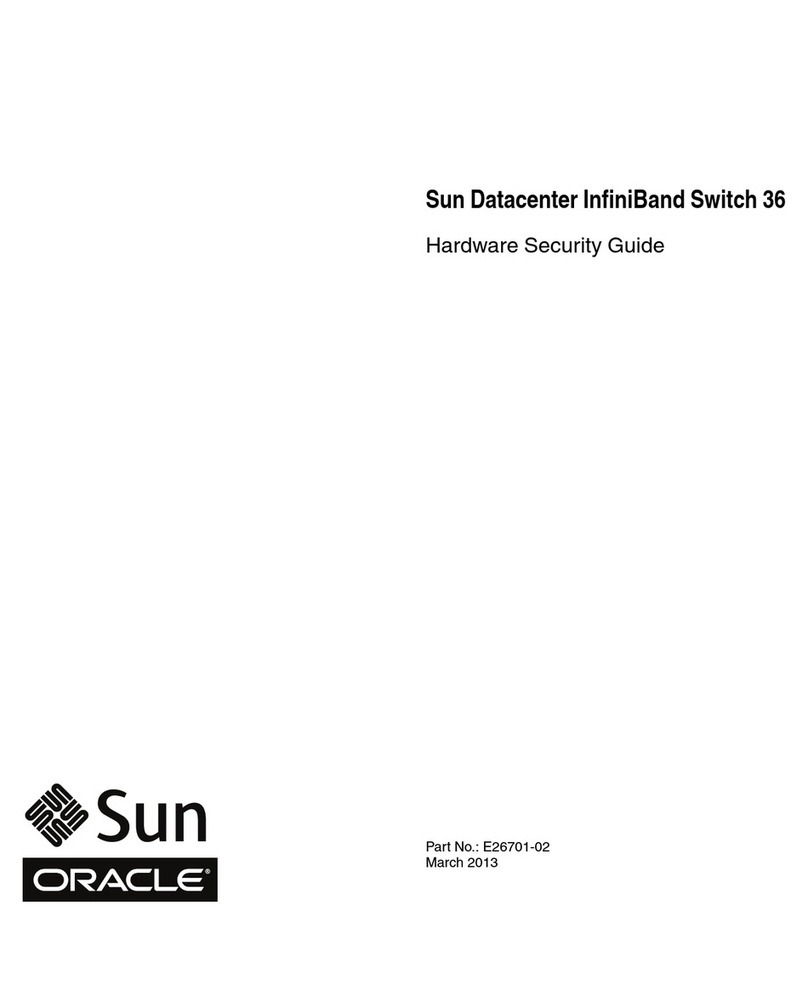 Sun Oracle Sun Datacenter InfiniBand Switch 36 User manual
