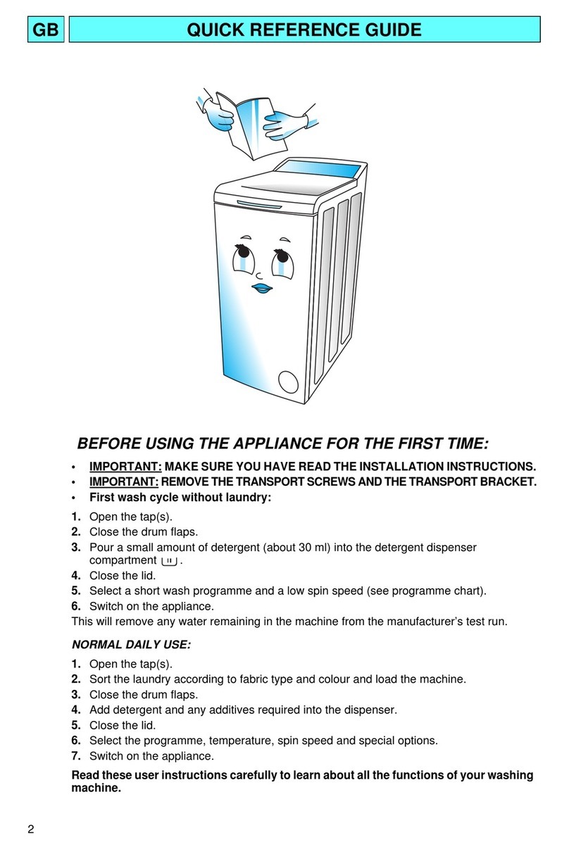 Bauknecht WATTS 5340 Quick reference guide