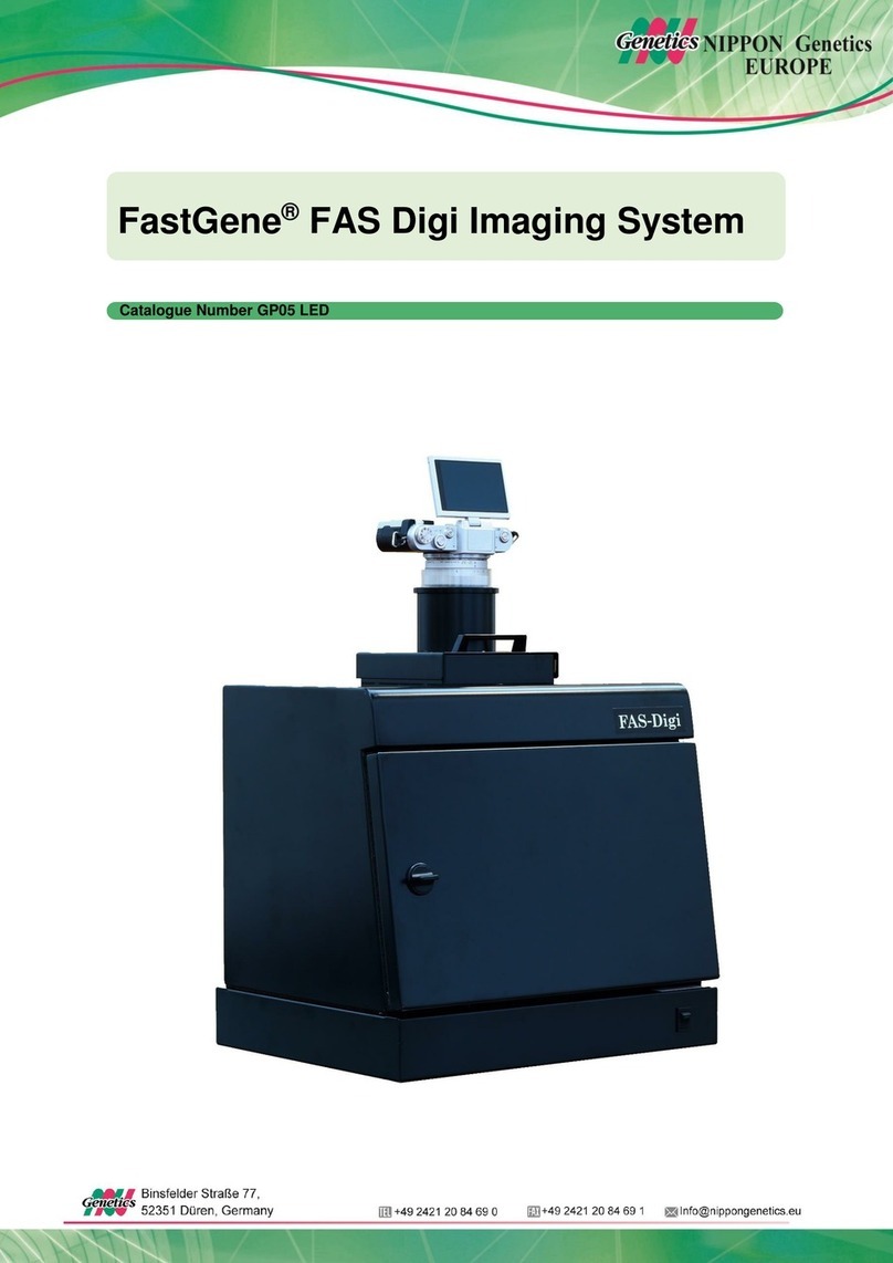 Nippon Genetics FastGene FAS Digi User manual Nippon Genetics FastGene FAS Digi User manual