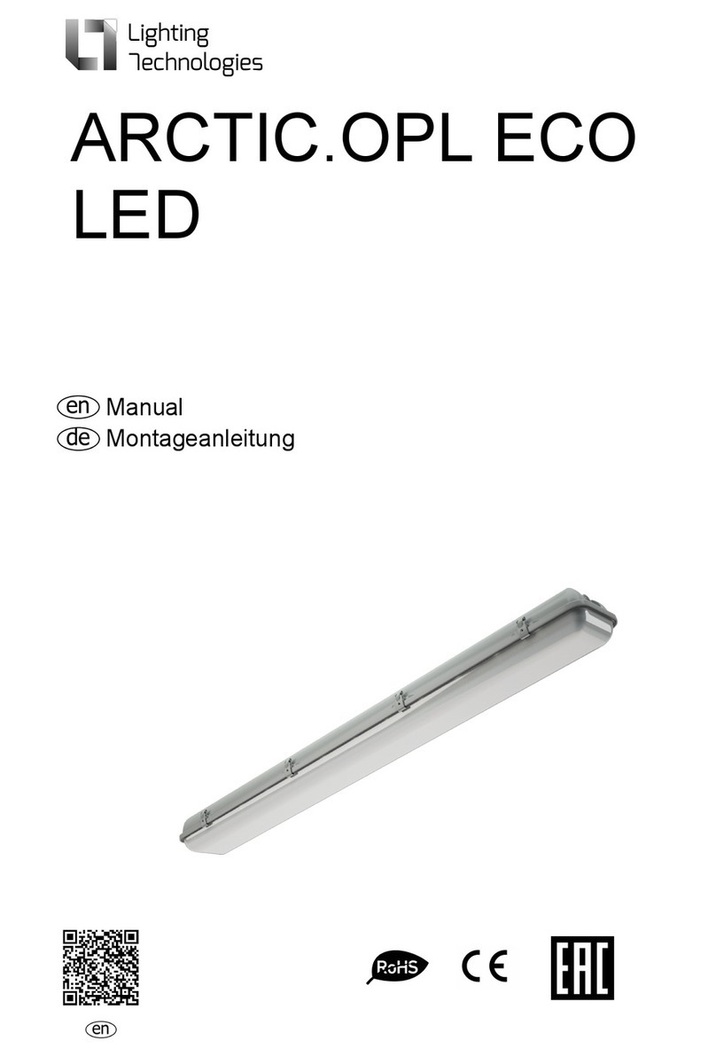 Lighting Technologies ARCTIC.OPL ECO LED 1200 4000K User manual