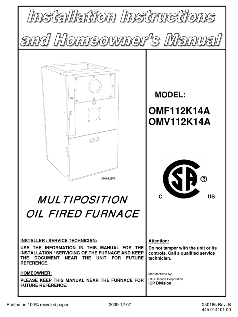 ICP OMF112K14A Assembly instructions