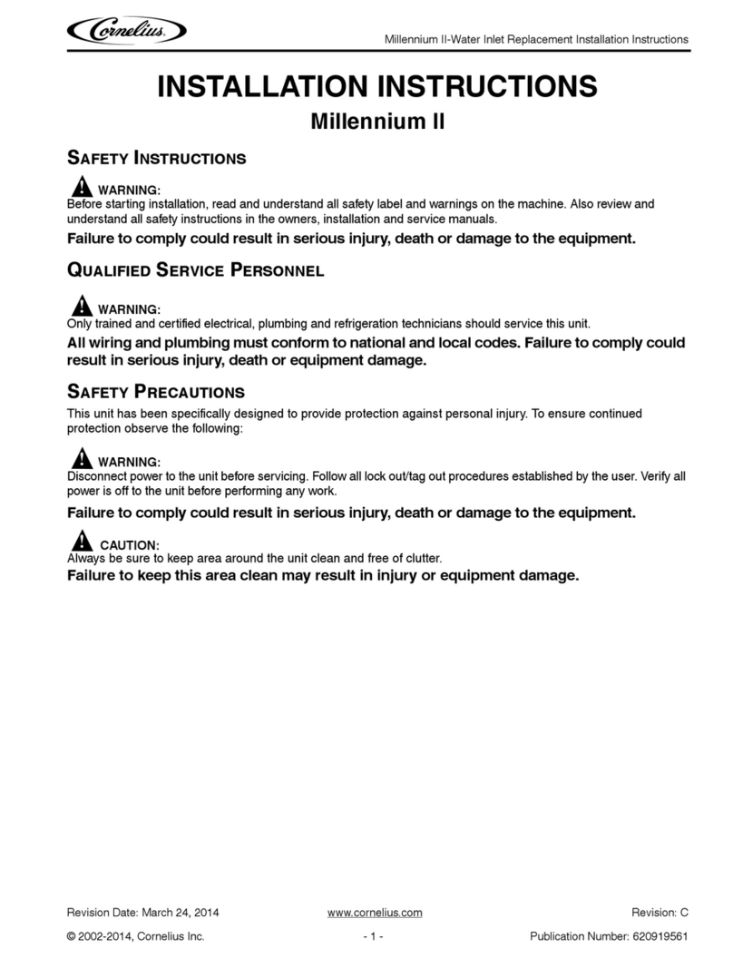 Cornelius Millenium II User manual Cornelius Millenium II User manual