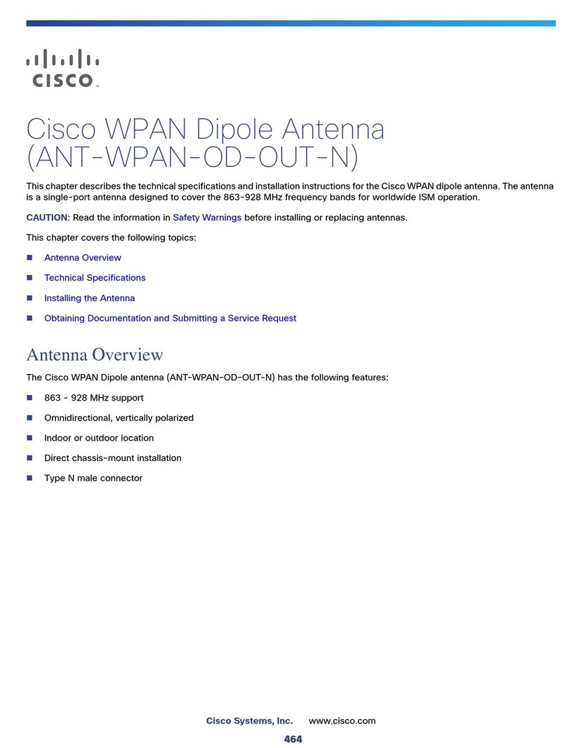 Cisco ANT-WPAN-OD-OUT-N User manual Cisco ANT-WPAN-OD-OUT-N User manual