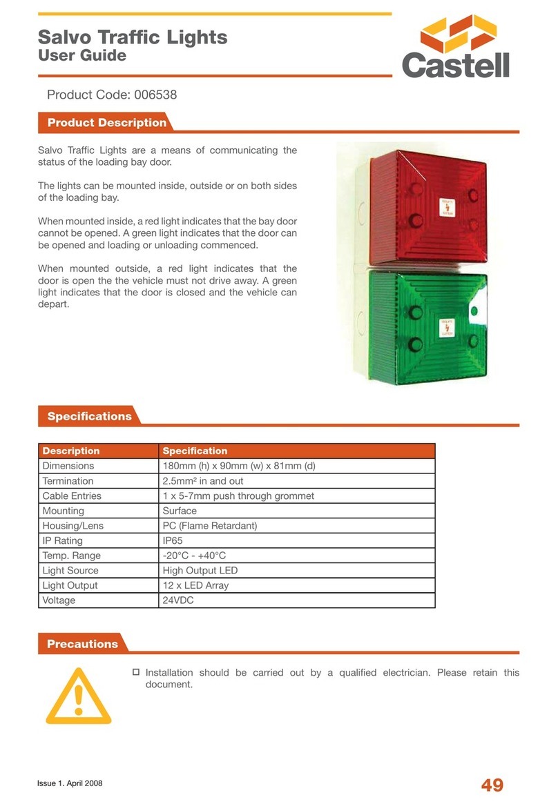 Castell Salvo Traffic Lights user guide