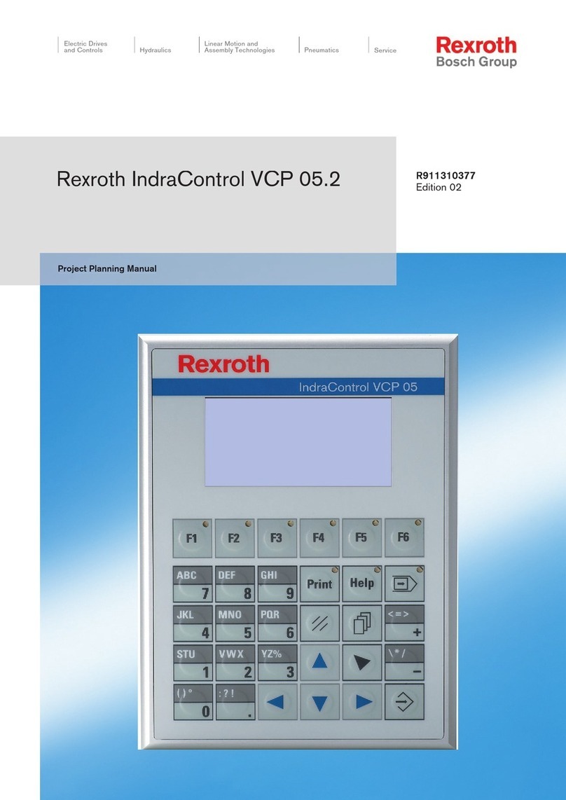 Bosch Rexroth IndraControl VCP 05.2 Technical manual