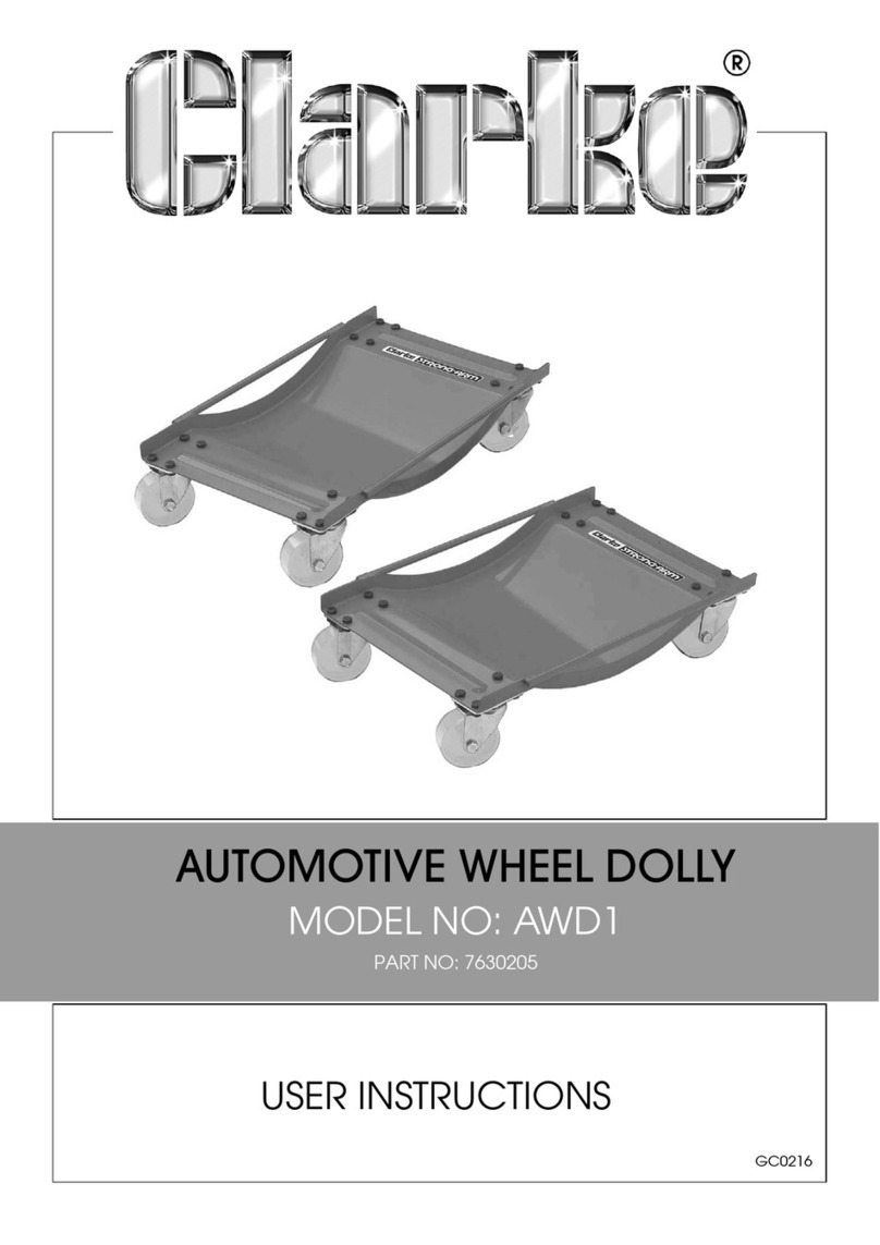 Clarke AWD1 User instructions