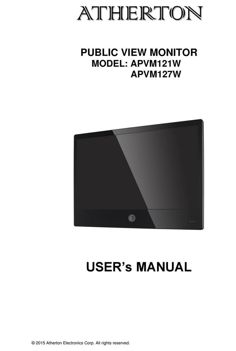 Atherton APVM121W User manual