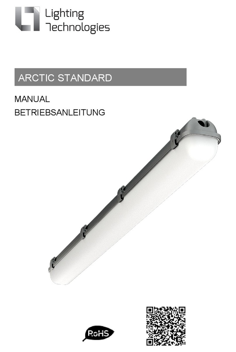 Lighting Technologies ARCTIC STANDARD 1200 TH 4000K User manual