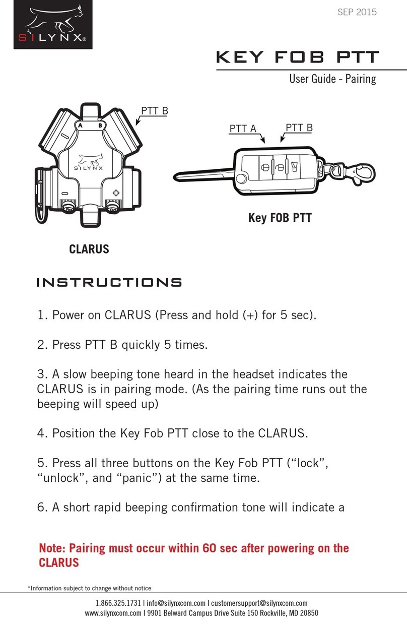 SILYNX KEY FOB PTT user guide
