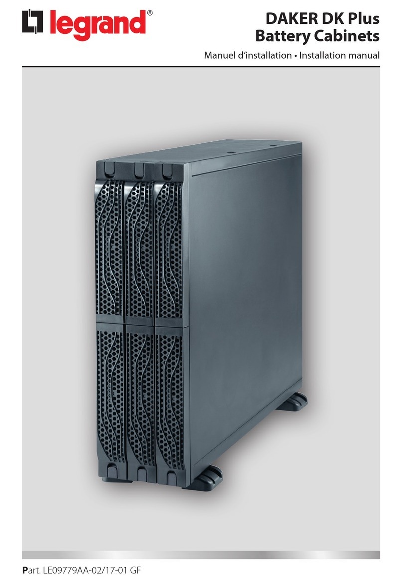 LEGRAND DAKER DK Plus Series User manual