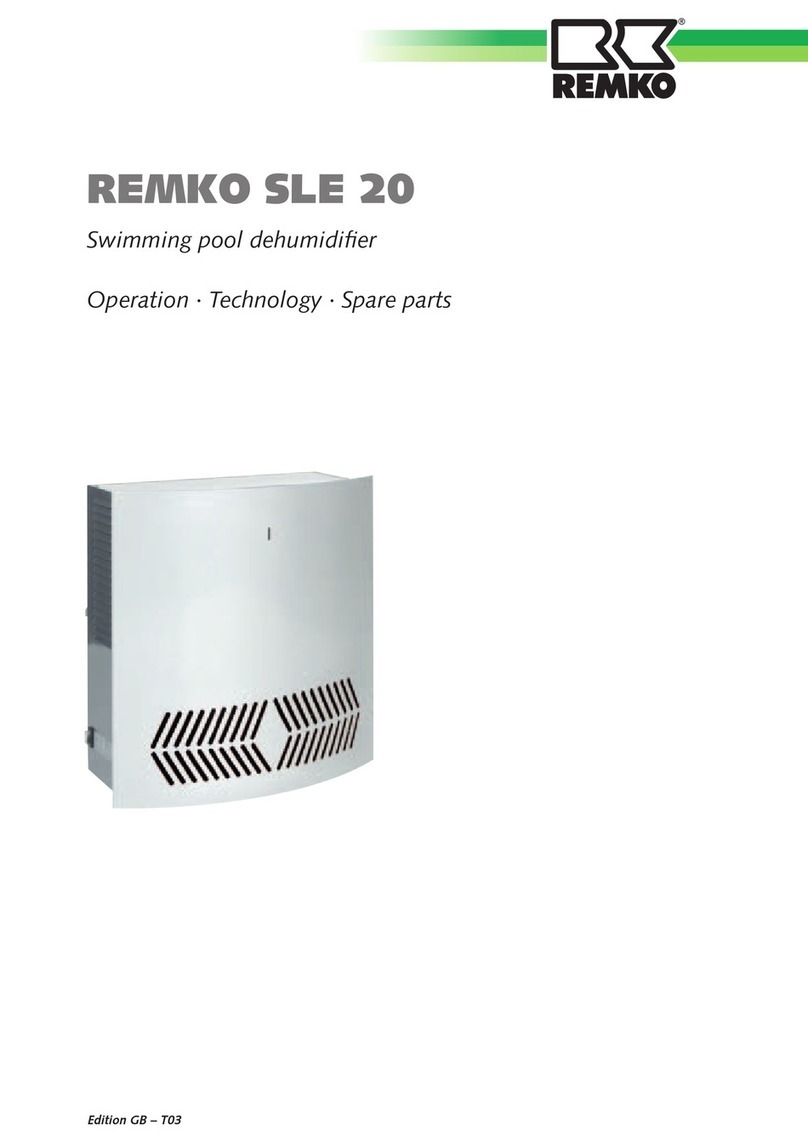 REMKO SLE 20 Operation,technology,spare parts