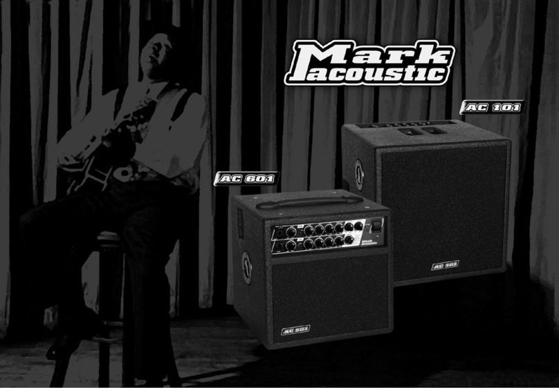 Mark Acoustic AC 101 User manual