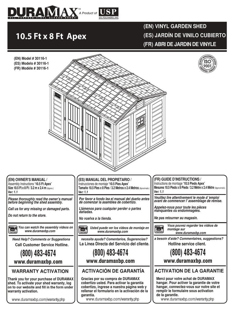 USP DURAMAX 30116-1 owner's manual