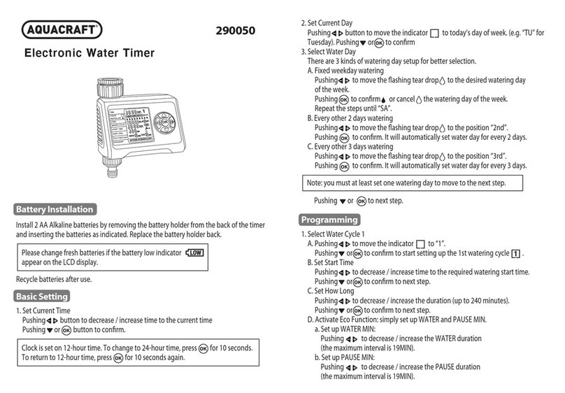 AquaCraft 290050 instructions