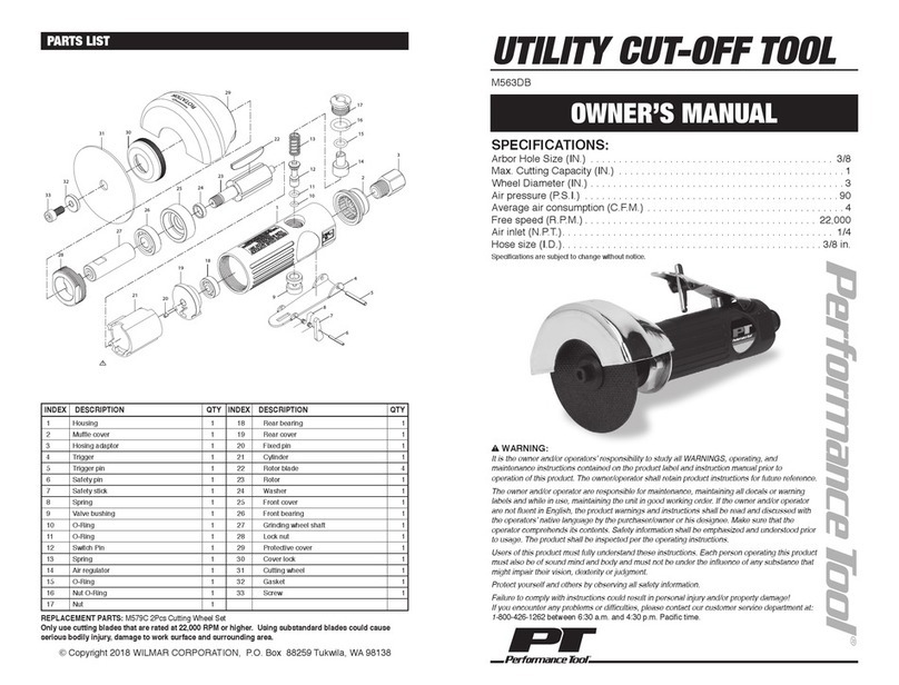Performance Tool M563DB owner's manual