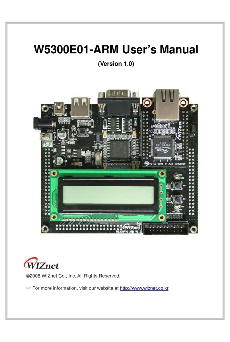 Wiznet W5300E01-ARM user manual