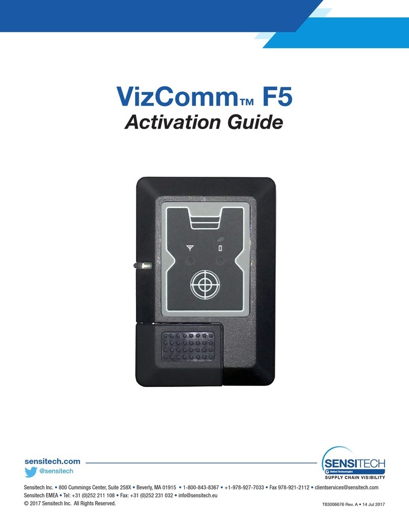 Sensitech VizComm F5 Activation guide