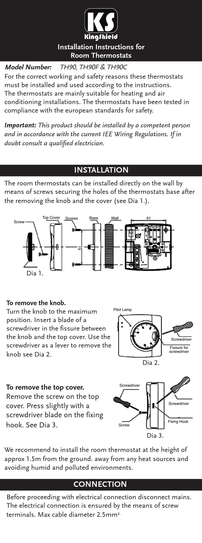 KingShield TH90 User manual