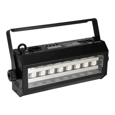 EuroLite LED Strobe COB PRO 8x20W DMX user manual