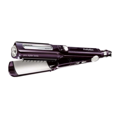 Philips BaByliss Pro styler ionic STP284PE User manual