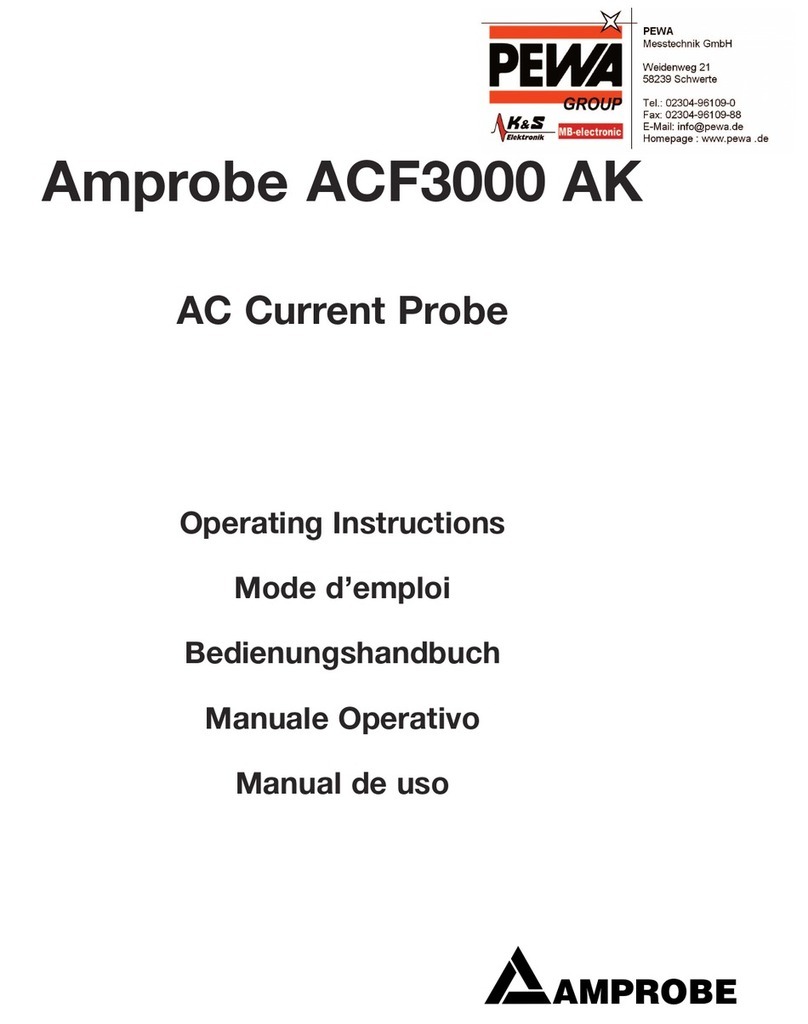 PEWA Amprobe ACF3000 AK User manual