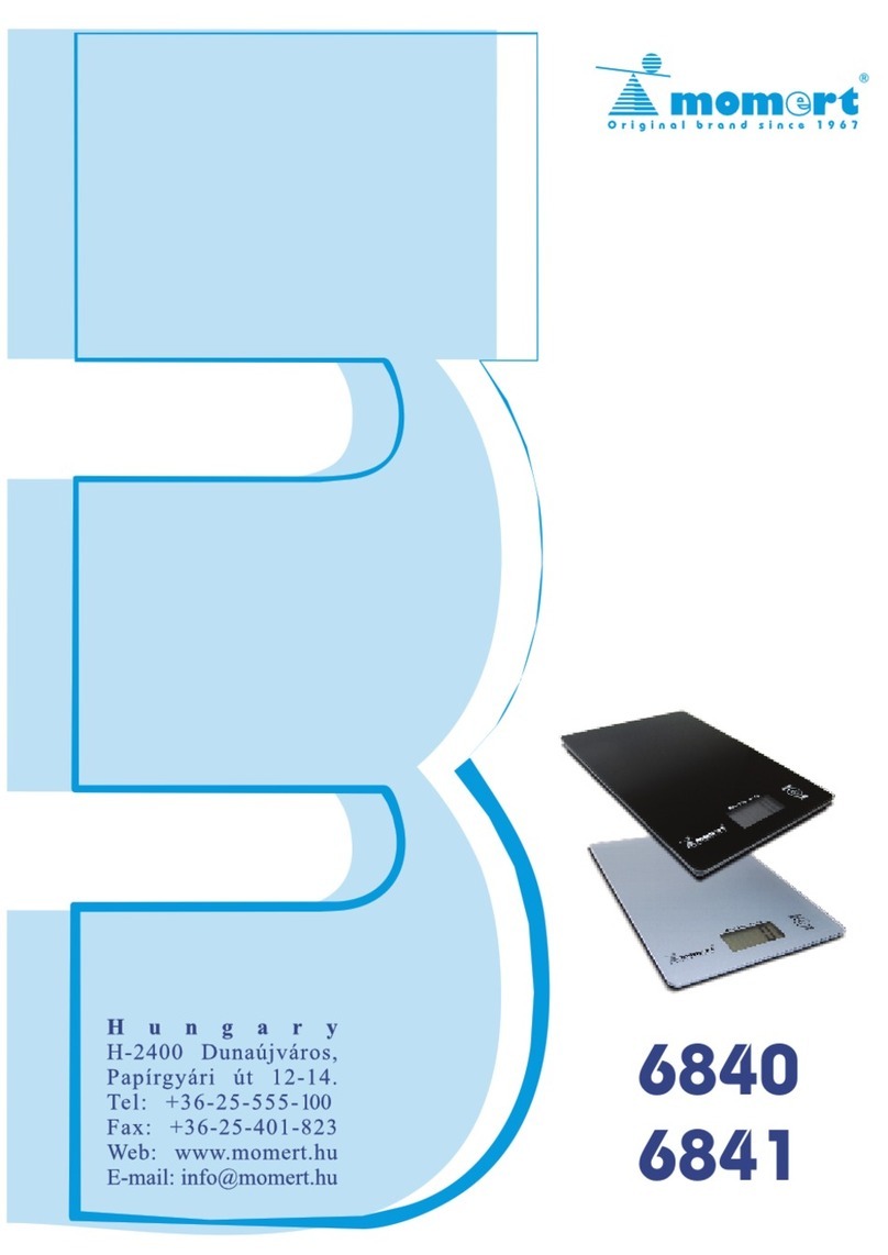 Momert 6840 operating manual