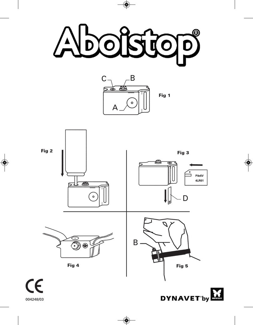 Martin Sellier Dynavet Aboistop user manual