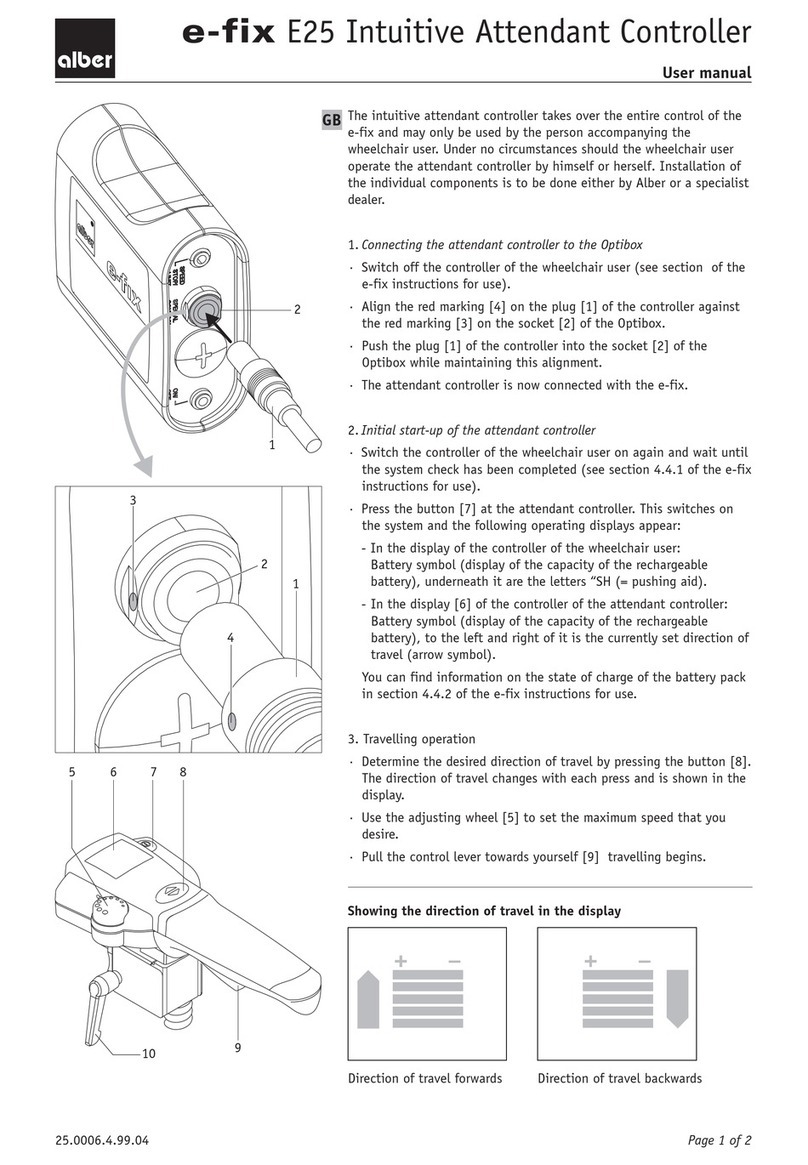Alber e-fix E25 user manual