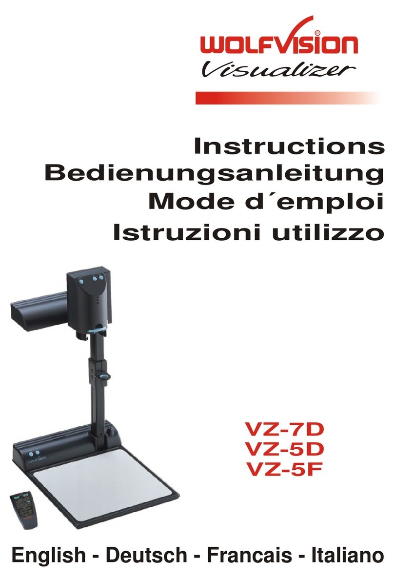 WolfVision Visualizer VZ-7D User manual