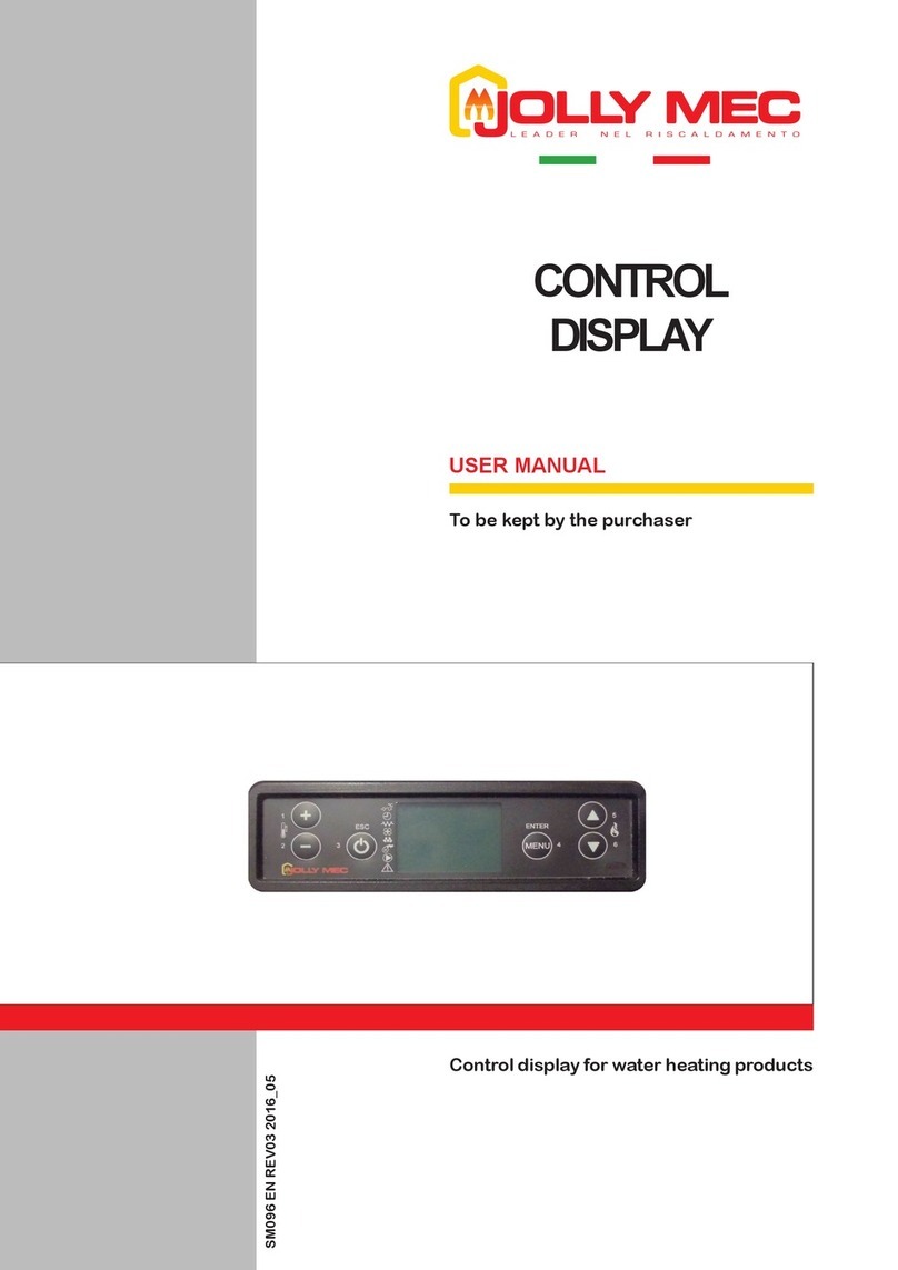 Jolly Mec Control Display user manual