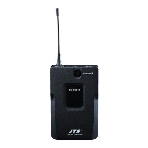 Monacor JTS RU-850TB/5 User manual
